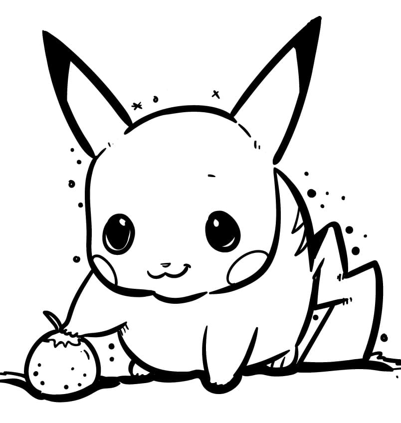 Pikachu with Strawberry
