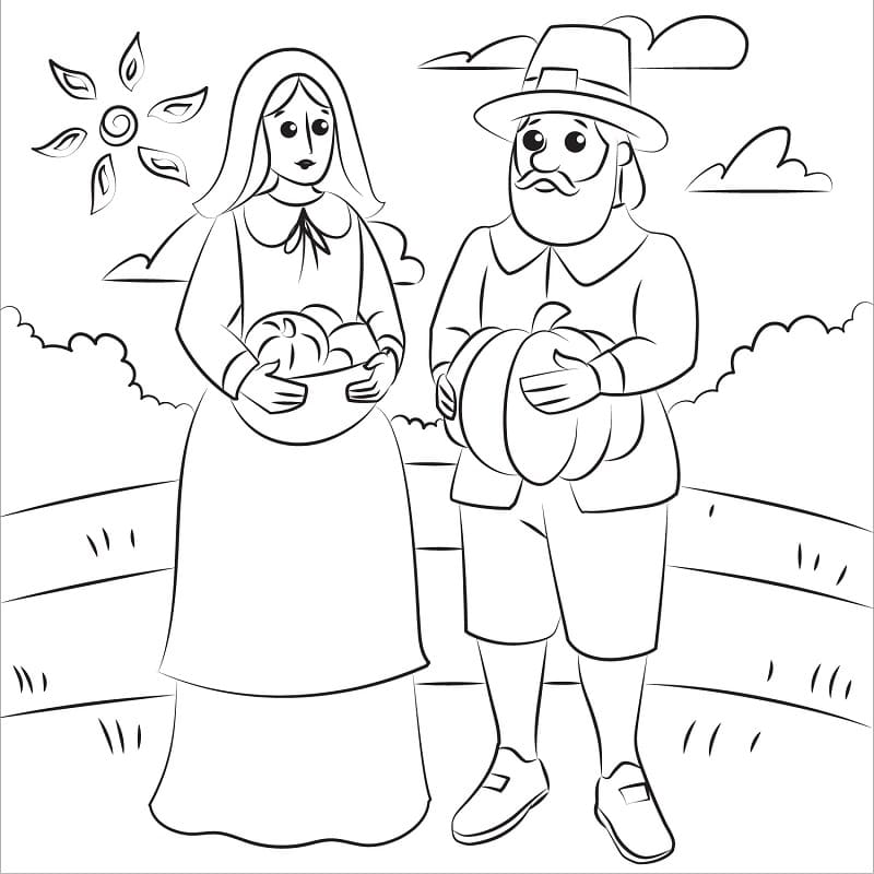 Pilgrim Couple
