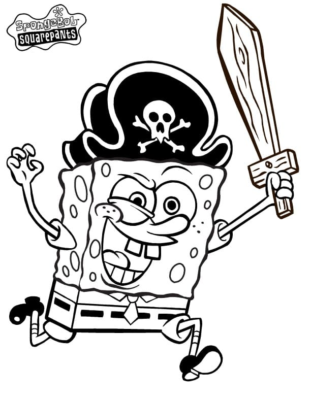 Pirate SpongeBob Coloring Game Pirate SpongeBob