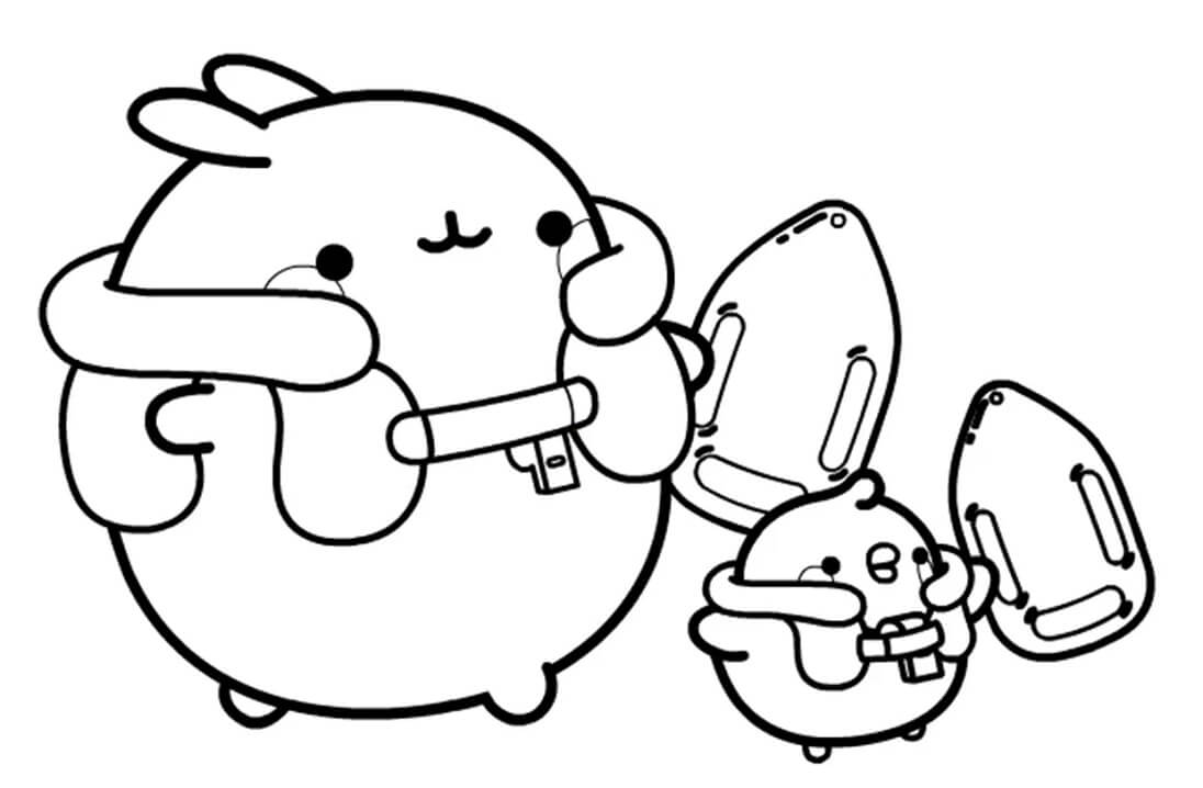 Piu-Piu and Molang