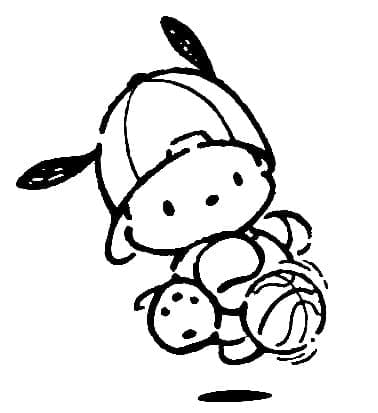 Playful Pochacco Coloring Game Playful Pochacco