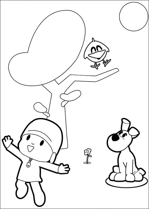 Pocoyo 1 Coloring Game Pocoyo 1