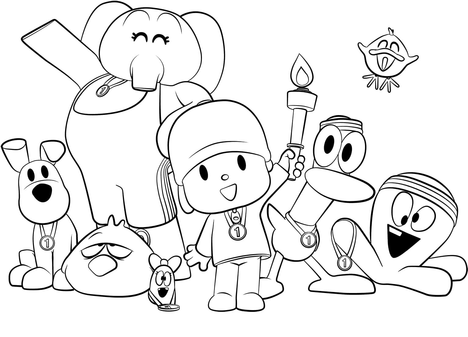 Pocoyo 2 Coloring Game Pocoyo 2