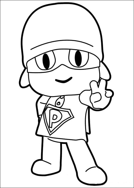 Pocoyo Hero Coloring Game Pocoyo Hero