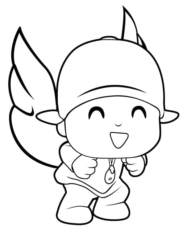 Pocoyo with Wings Coloring Game Pocoyo with Wings