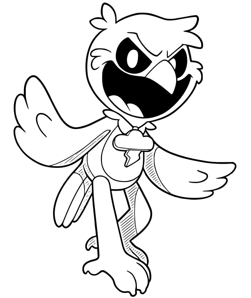 Poe in Nightmare Critters Coloring Game Poe in Nightmare Critters