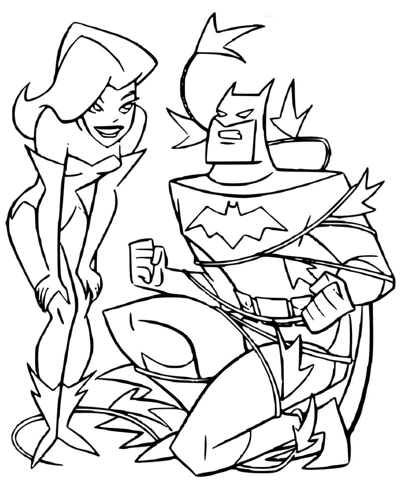 Poison Ivy and Batman