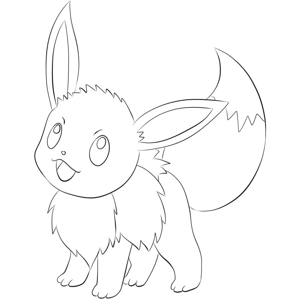 Pokemon Eevee Smiling