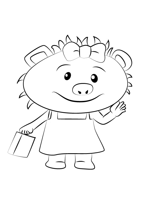Polly May Porcupine Coloring Game Polly May Porcupine
