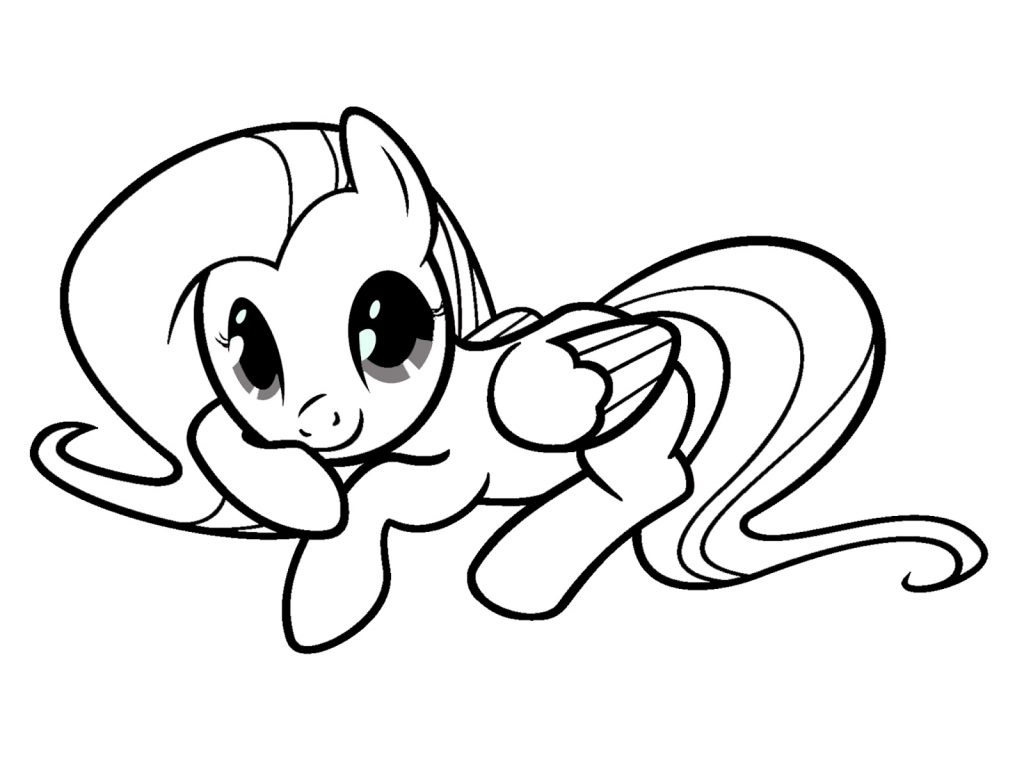 Pony Fluttershy 1 Coloring Game Pony Fluttershy 1