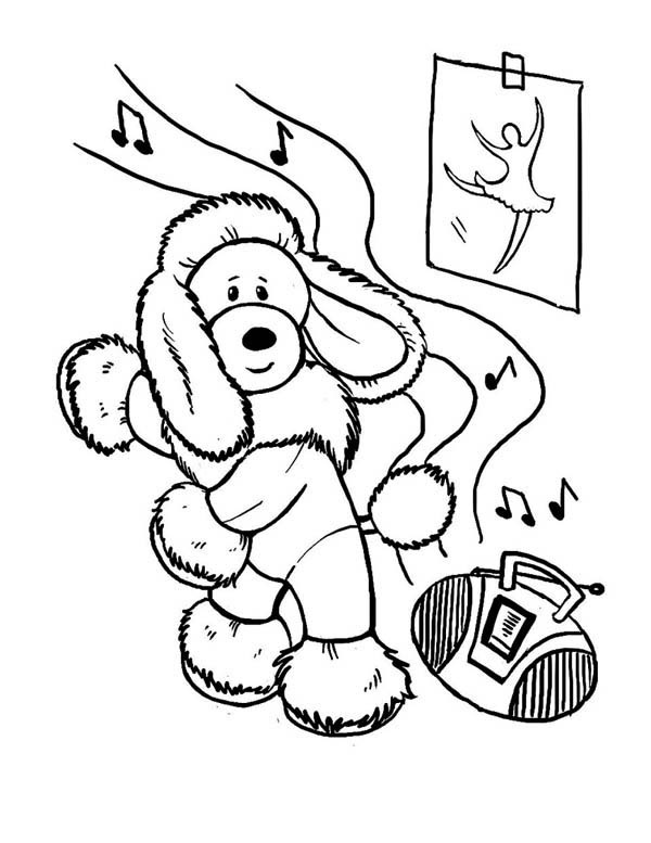 Poodle Dancer Coloring Game Poodle Dancer