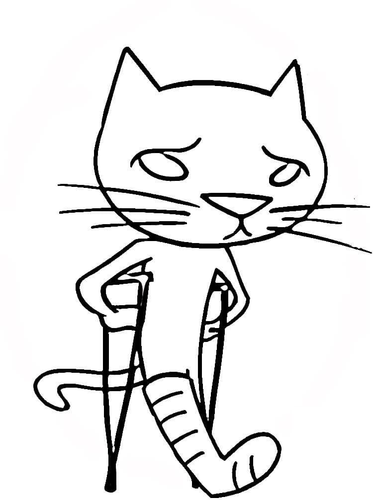 Poor Cat Coloring Game Poor Cat