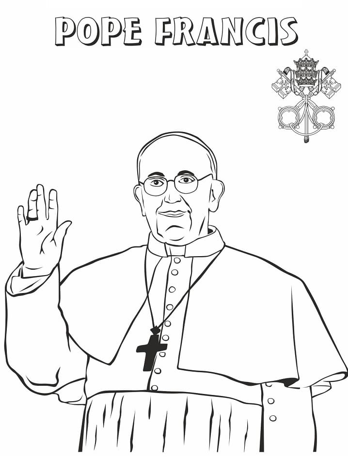 Pope Francis Coloring Game Pope Francis