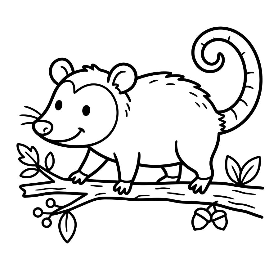 Possum Free Printable