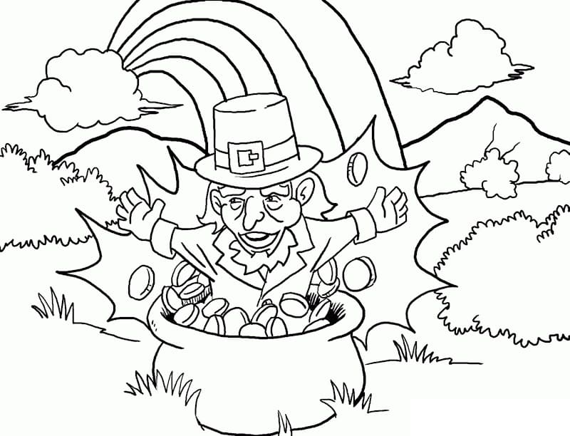 Pot of Gold 12 Coloring Game Pot of Gold 12