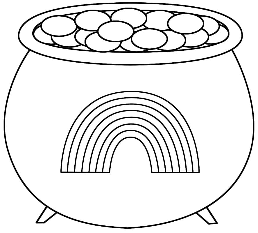 Pot of Gold 14 Coloring Game Pot of Gold 14