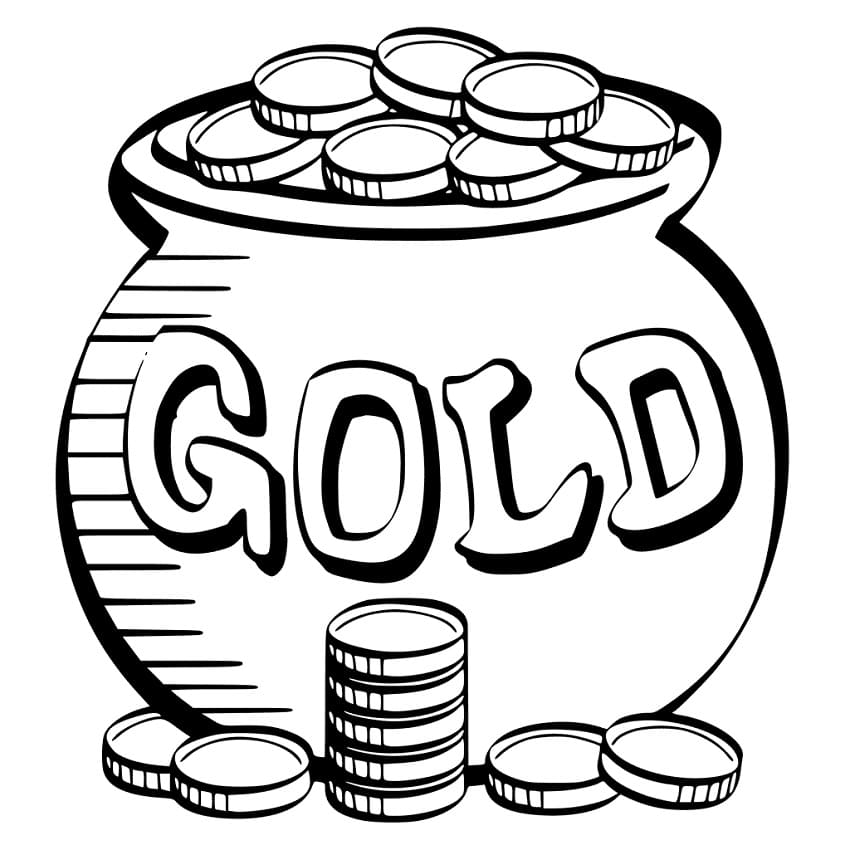 Pot of Gold 18 Coloring Game Pot of Gold 18