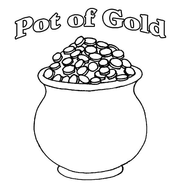 Pot of Gold 20 Coloring Game Pot of Gold 20