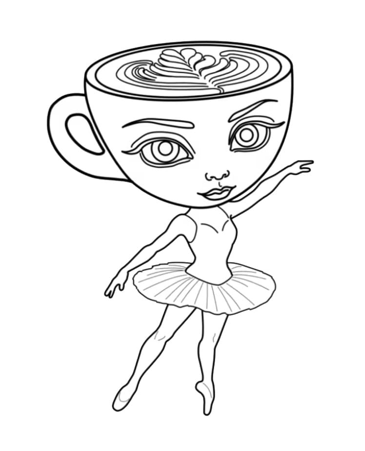 Pretty Ballerina Cappuccina Coloring Game Pretty Ballerina Cappuccina