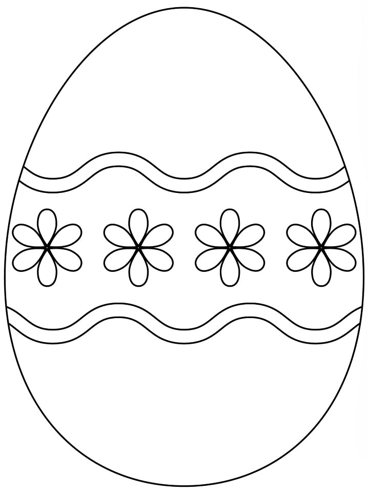 Pretty Easter Egg 1 Coloring Game Pretty Easter Egg 1