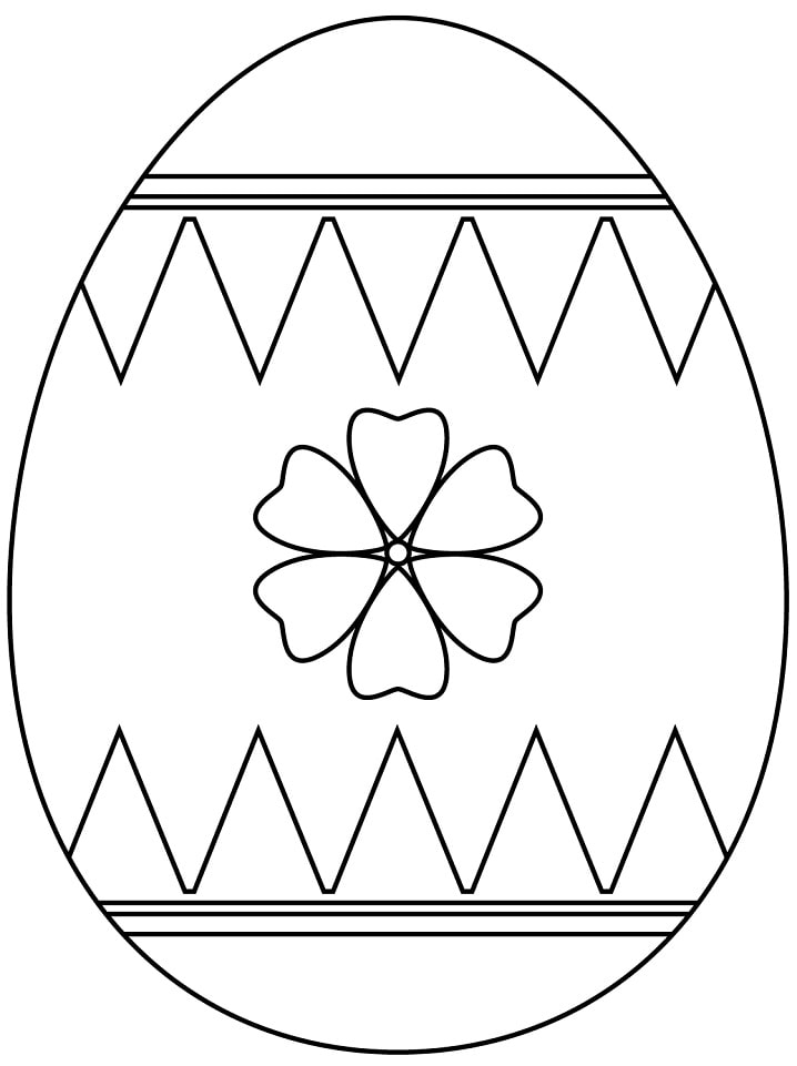 Pretty Easter Egg 4 Coloring Game Pretty Easter Egg 4