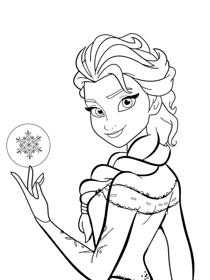 Pretty Elsa Coloring Game Pretty Elsa