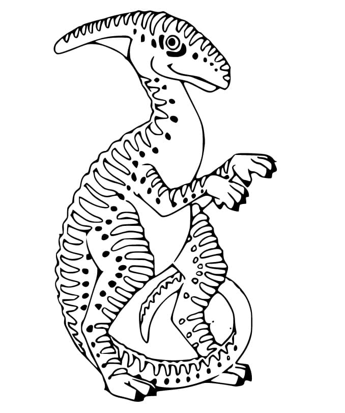 Pretty Parasaurolophus Coloring Game Pretty Parasaurolophus