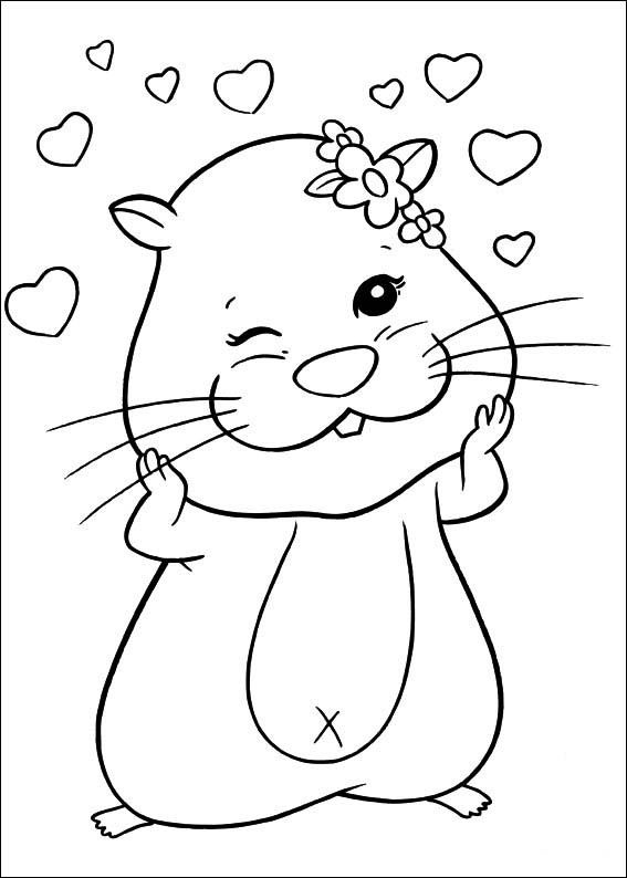 Pretty Zhu Zhu Pets Coloring Game Pretty Zhu Zhu Pets
