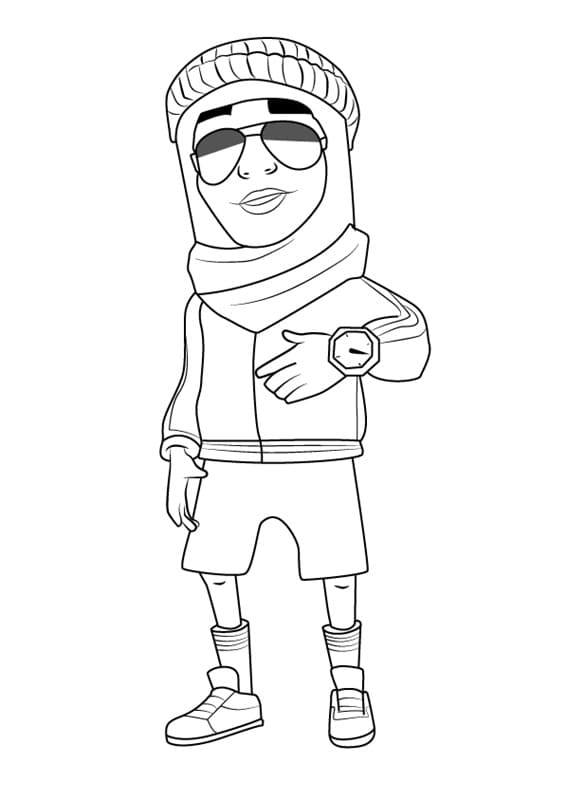 Prince K from Subway Surfers