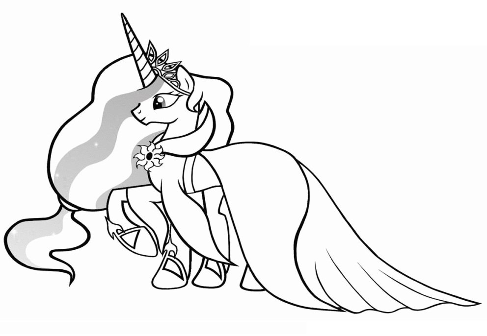 Princess Celestia 1 Coloring Game Princess Celestia 1