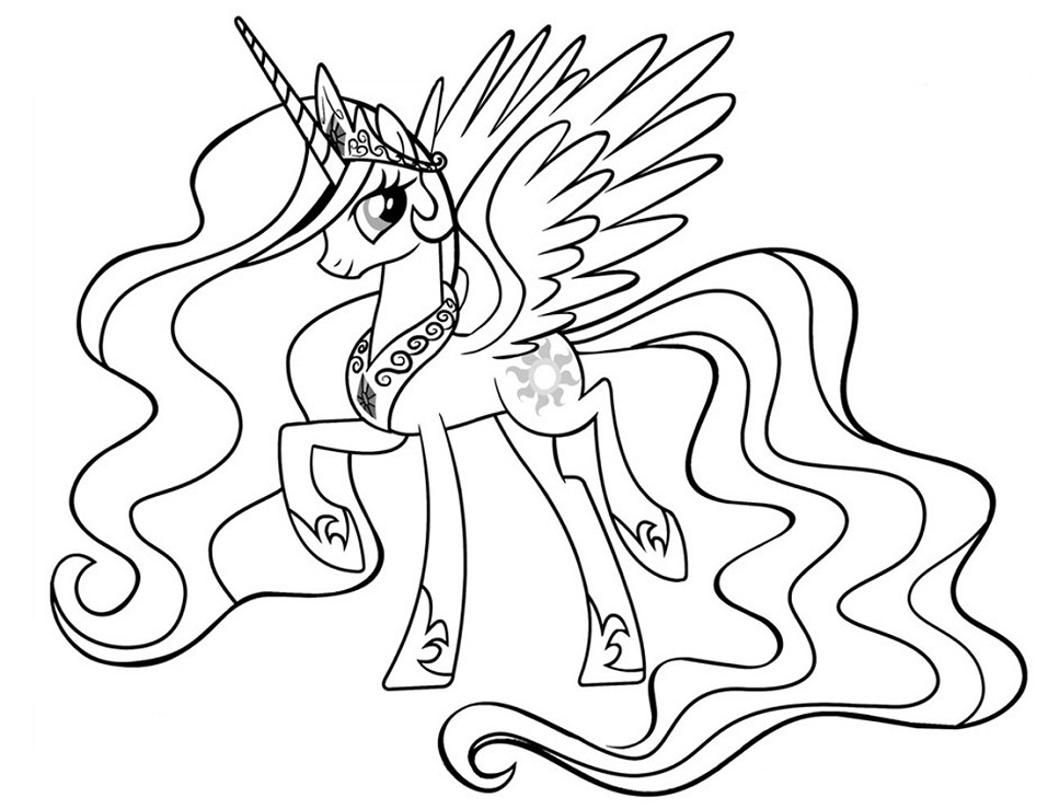 Princess Celestia Coloring Game Princess Celestia