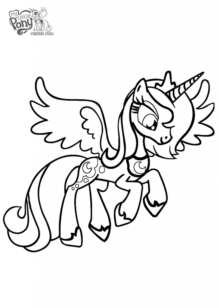 Princess Luna MLP Coloring Game Princess Luna MLP