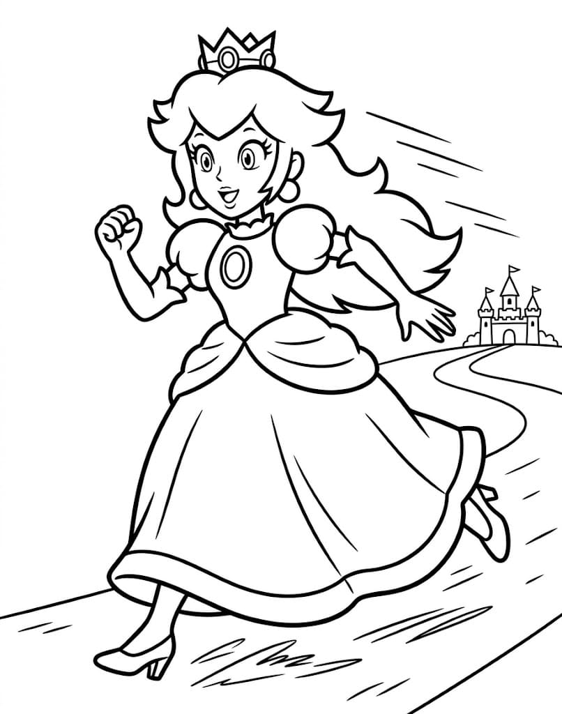 Princess Peach Free Printable