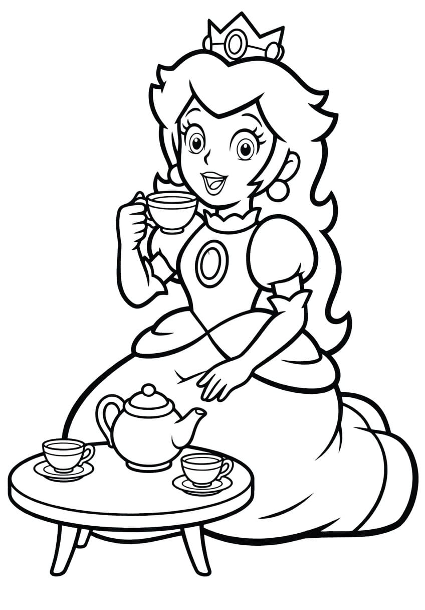 Princess Peach Printable