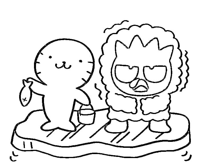 Print Badtz Maru Coloring Game Print Badtz Maru