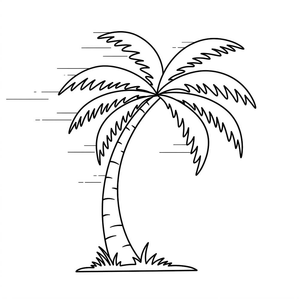 Print Palm Tree