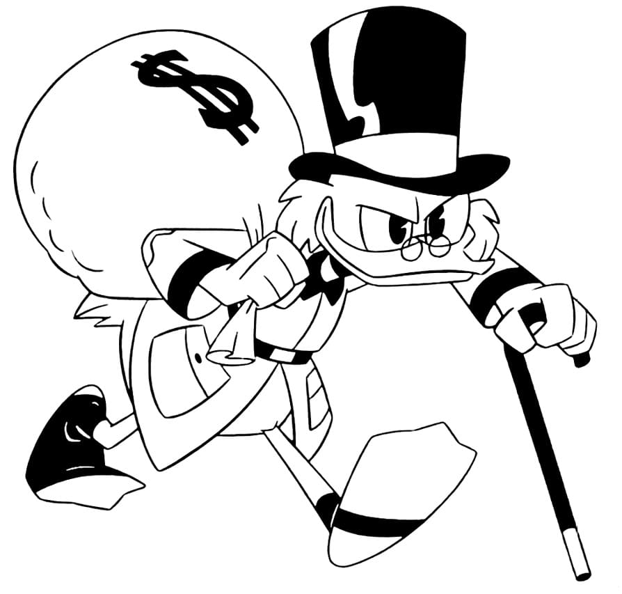 Print Scrooge McDuck