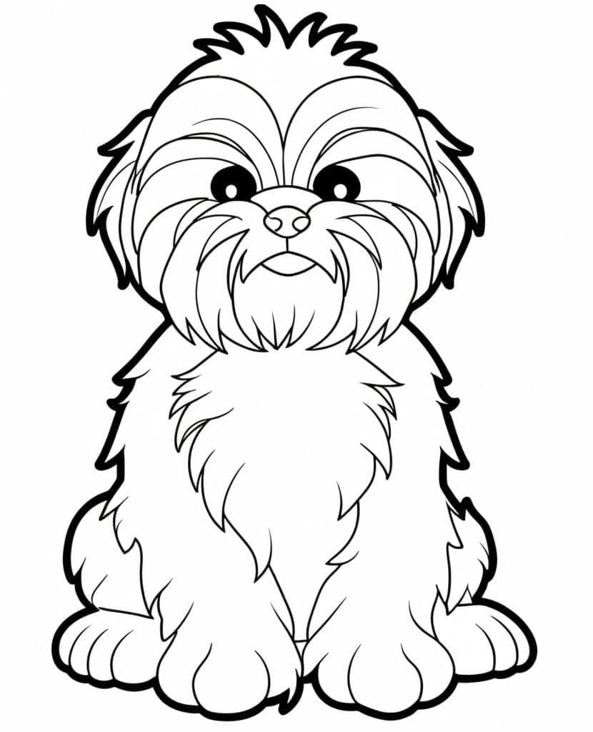 Print Shih Tzu