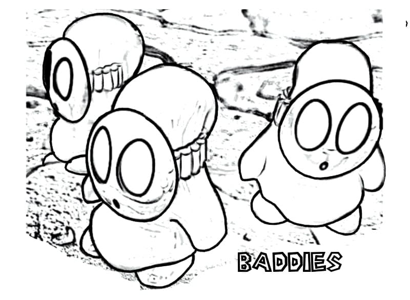 Print Shy Guy Mario Coloring Game Print Shy Guy Mario