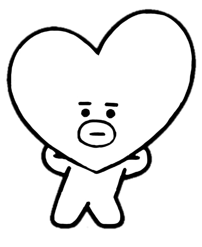 Printable BT21 Tata