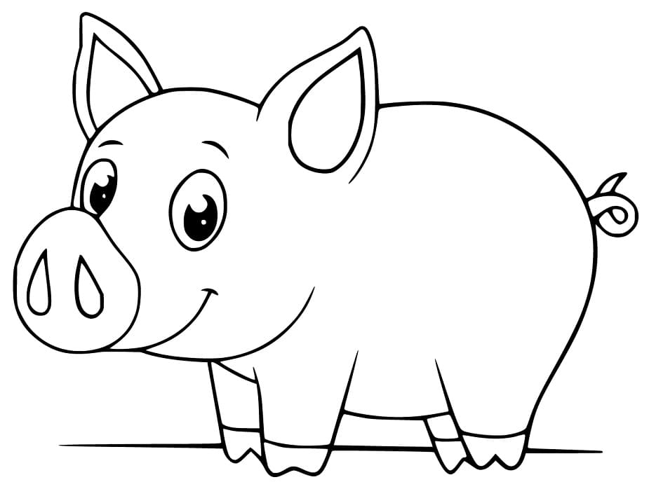 Printable Baby Pig