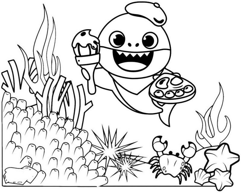 Printable Baby Shark