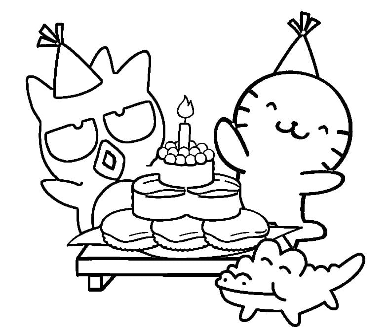 Printable Badtz Maru Coloring Game Printable Badtz Maru