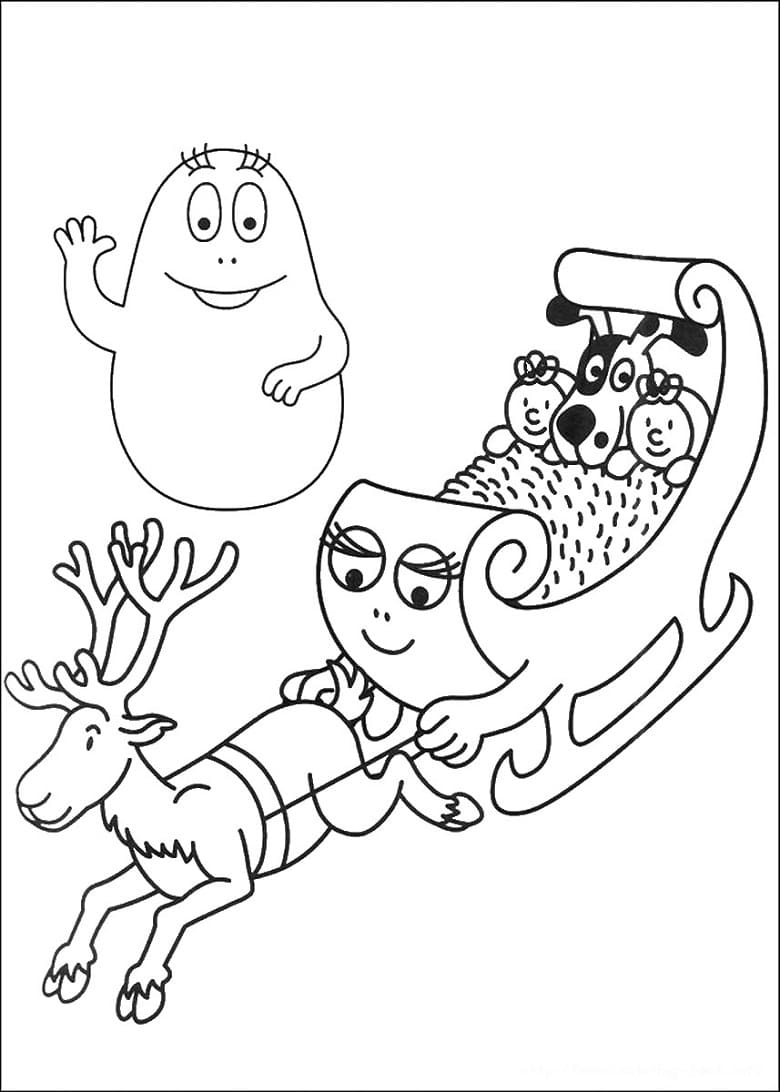 Printable Barbapapa Coloring Game Printable Barbapapa