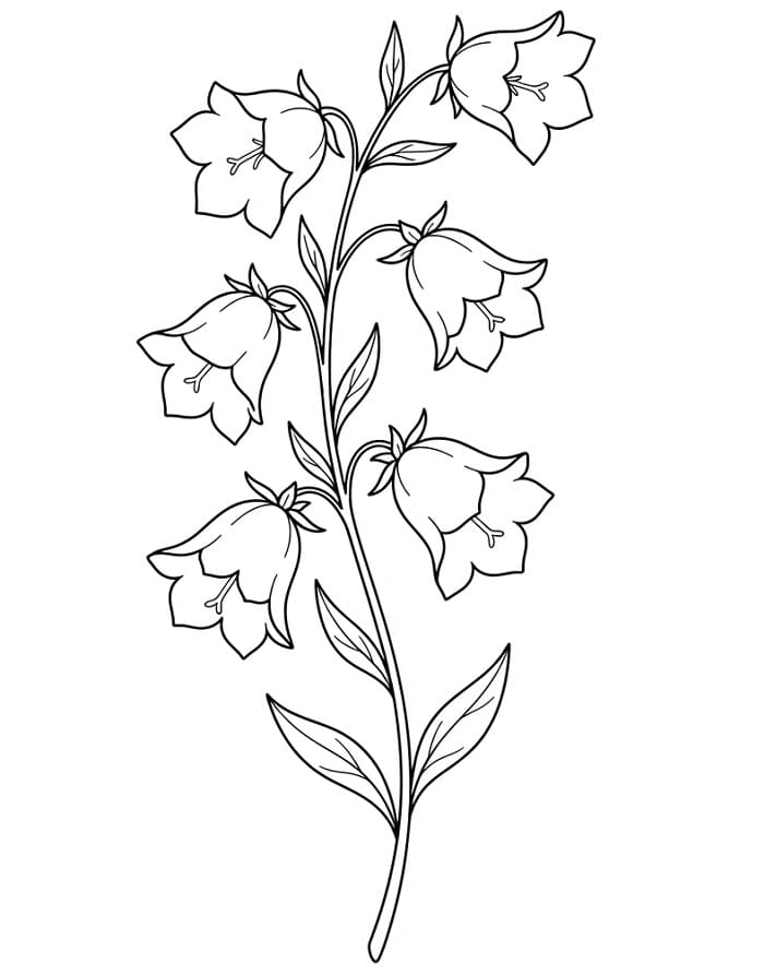 Printable Bellflower