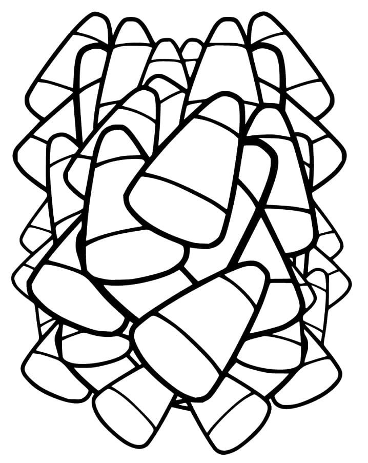 Printable Candy Corn Coloring Game Printable Candy Corn