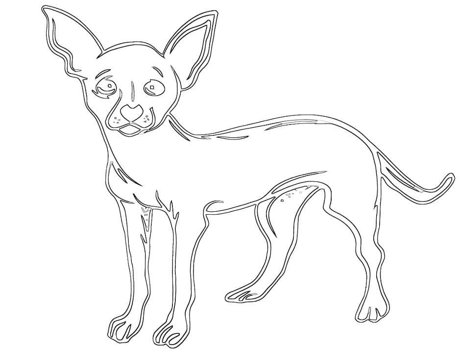 Printable Chihuahua Coloring Game Printable Chihuahua