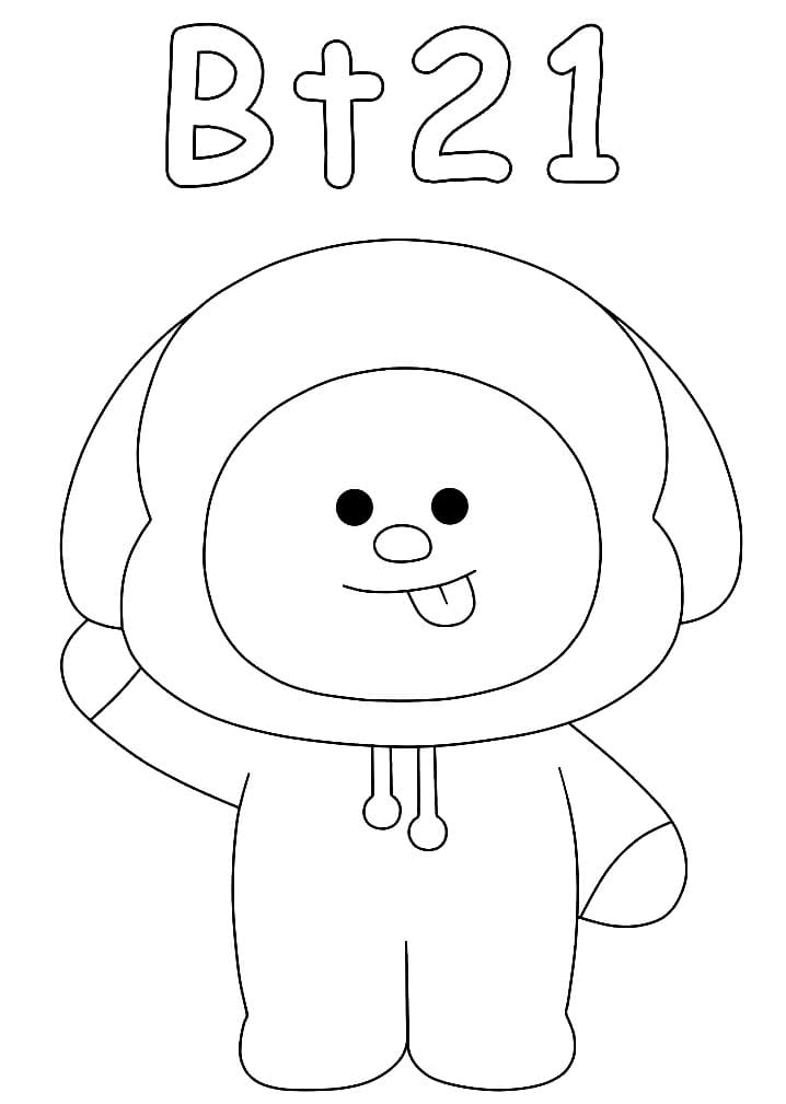 Printable Chimmy BT21