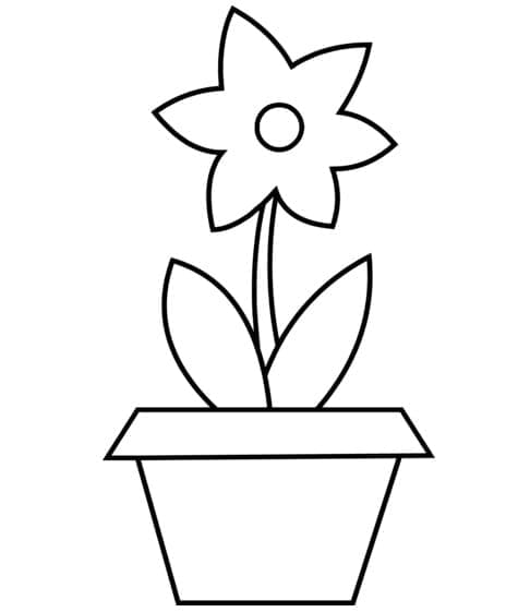 Printable Flower Pot