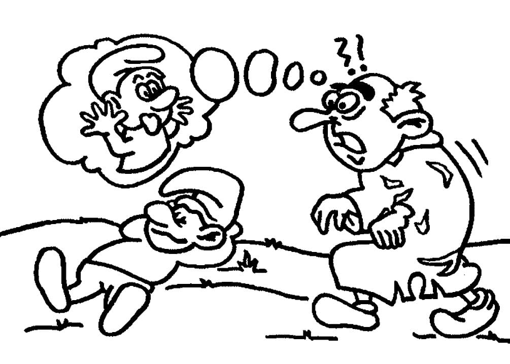 Printable Gargamel Coloring Game Printable Gargamel